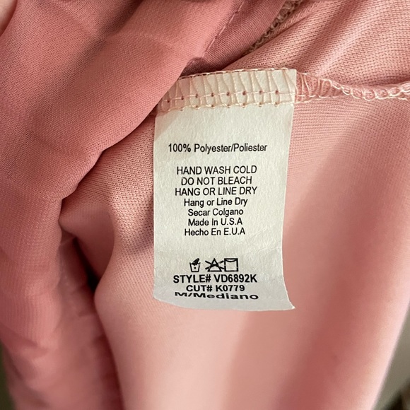 *NWT* PinkBlush Maternity Lace Top Pleated Chiffon Maxi Dress Black & Blush/Pink - Picture 11 of 13